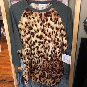 Lularoe Randy bnwt size 2xl cheetah
